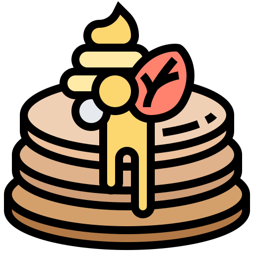 Pancake Meticulous Lineal Color icon