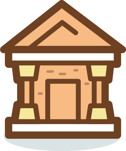 bank Pixel Buddha Premium Lineal color icon
