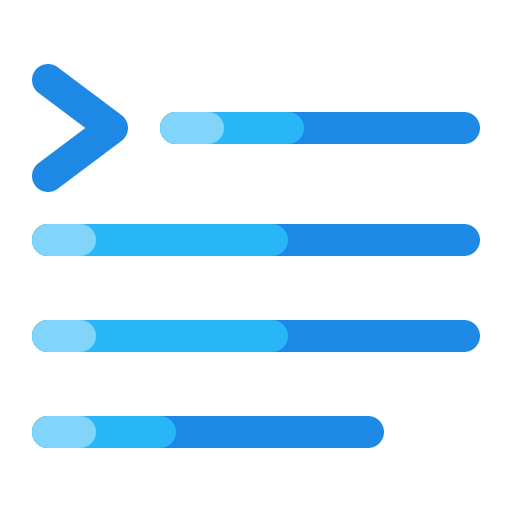 Indent Generic Blue icon