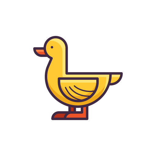 pato Flaticons Lineal Color icono