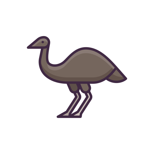 emú Flaticons Lineal Color icono