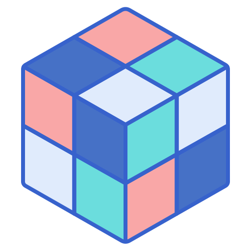 2x2x2 Flaticons Lineal Color icoon