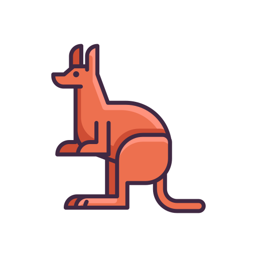 kangoeroe Flaticons Lineal Color icoon