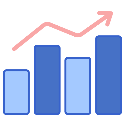 grafico Flaticons Lineal Color icono