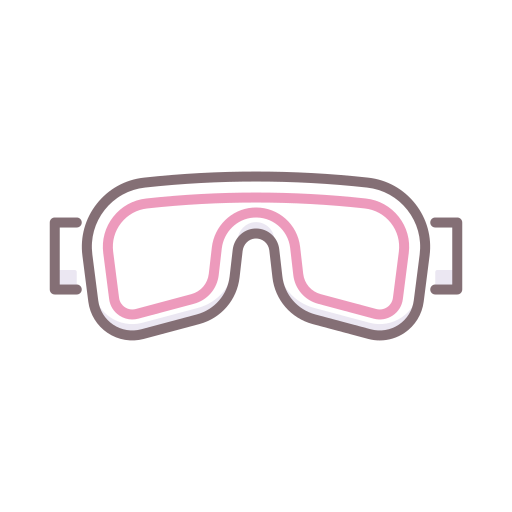 occhiali di sicurezza Flaticons Lineal Color icona