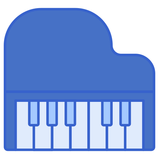 piano Flaticons Lineal Color icono