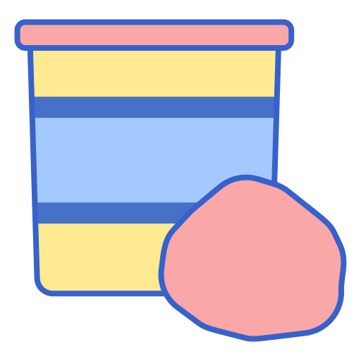 arcilla de moldear Flaticons Lineal Color icono