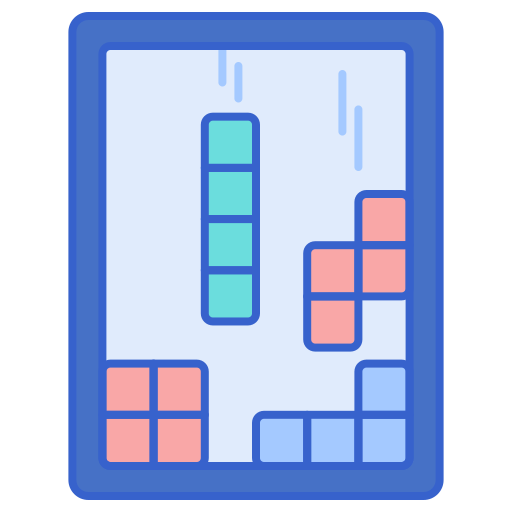 Tetris Flaticons Lineal Color icon