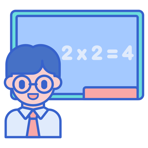 Teacher Flaticons Lineal Color icon