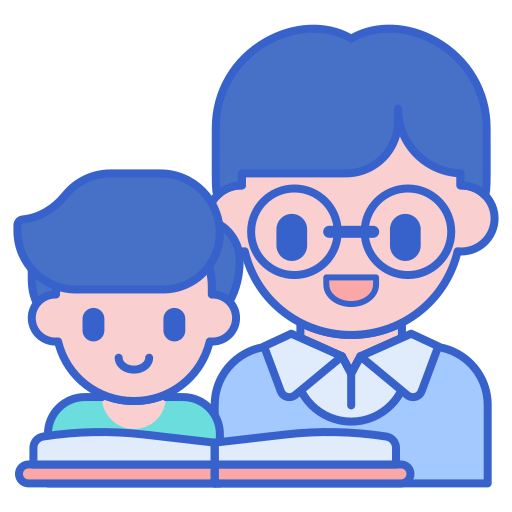 Tutor Flaticons Lineal Color icon
