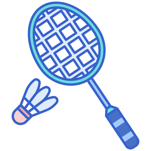 bádminton Flaticons Lineal Color icono