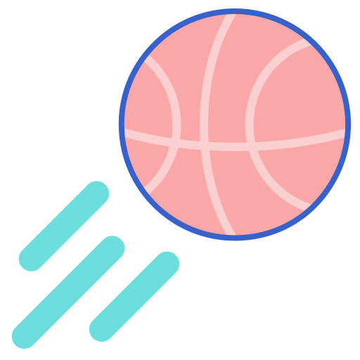 pallacanestro Flaticons Lineal Color icona
