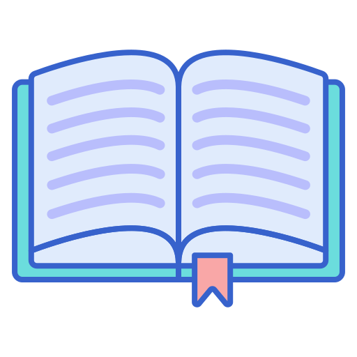 libro abierto Flaticons Lineal Color icono