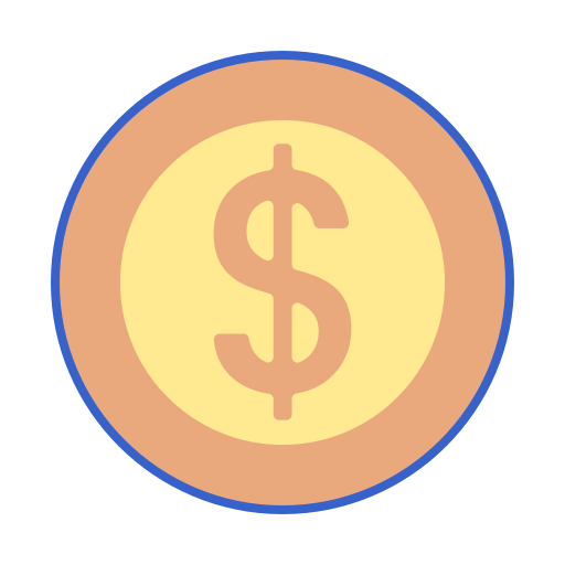 münze Flaticons Lineal Color icon