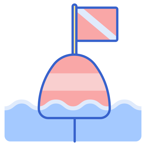 Buoy Flaticons Lineal Color icon
