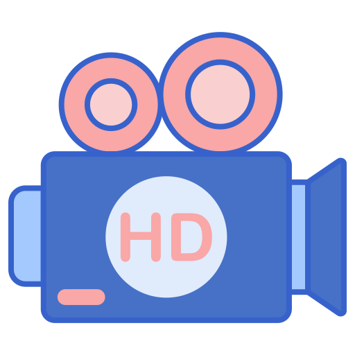 Hd recorder Flaticons Lineal Color icon