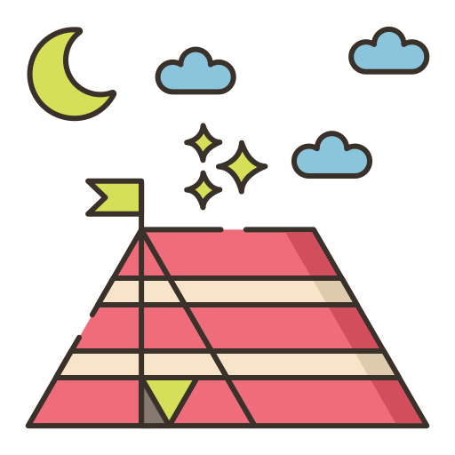 キャンプ Flaticons Lineal Color icon