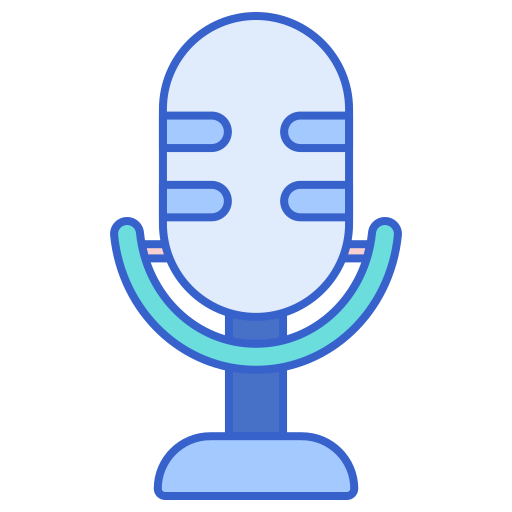 micrófono Flaticons Lineal Color icono