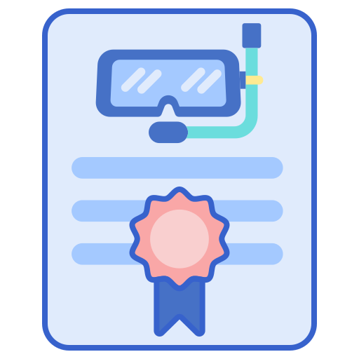 Diving Flaticons Lineal Color icon