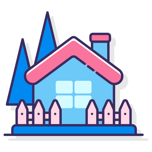 Homestay Flaticons Lineal Color icon