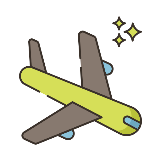 Flight Flaticons Lineal Color icon