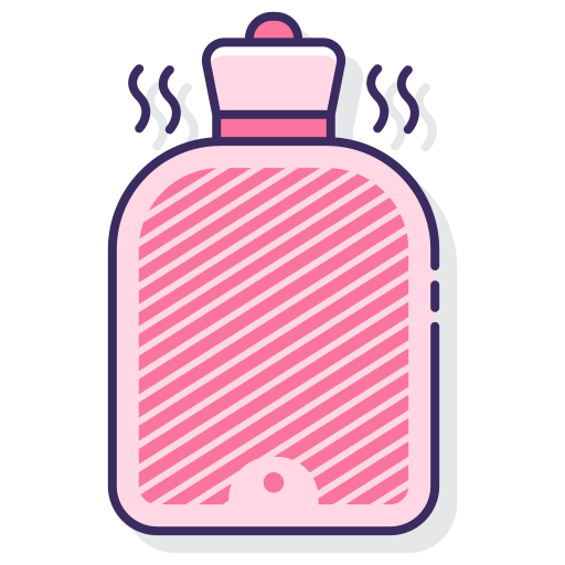 bottiglia di acqua calda Flaticons Lineal Color icona