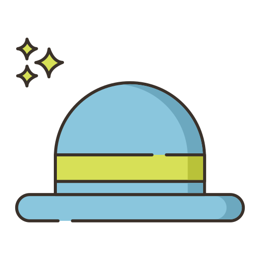 Hat Flaticons Lineal Color icon