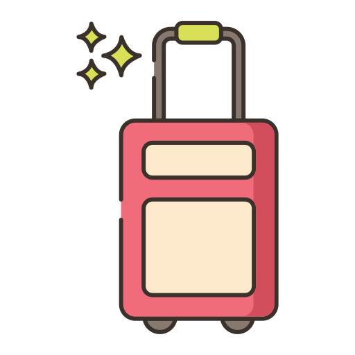 Luggage Flaticons Lineal Color icon