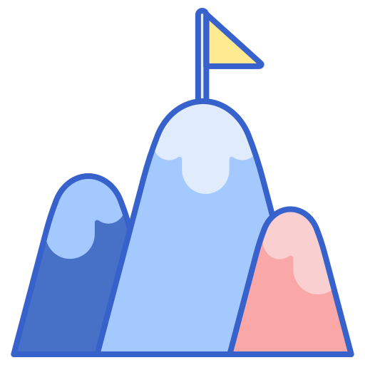 góra Flaticons Lineal Color ikona