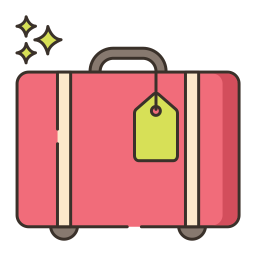 walizka Flaticons Lineal Color ikona