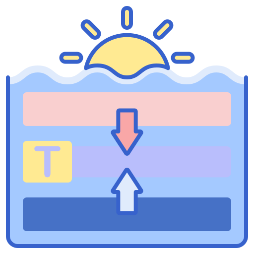 Термометр Flaticons Lineal Color иконка
