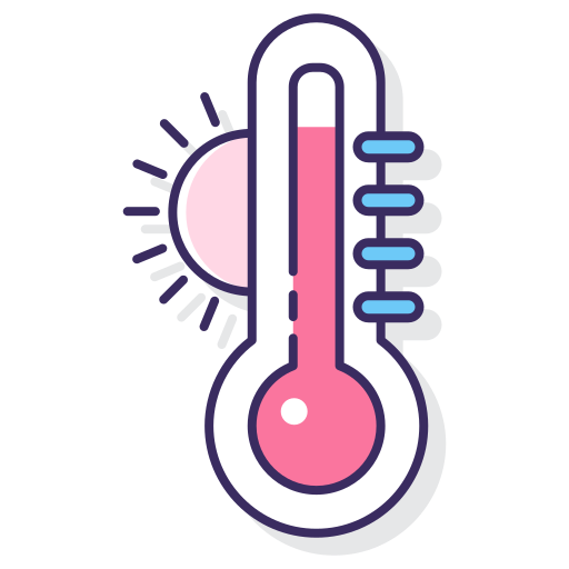 Temperature Flaticons Lineal Color icon