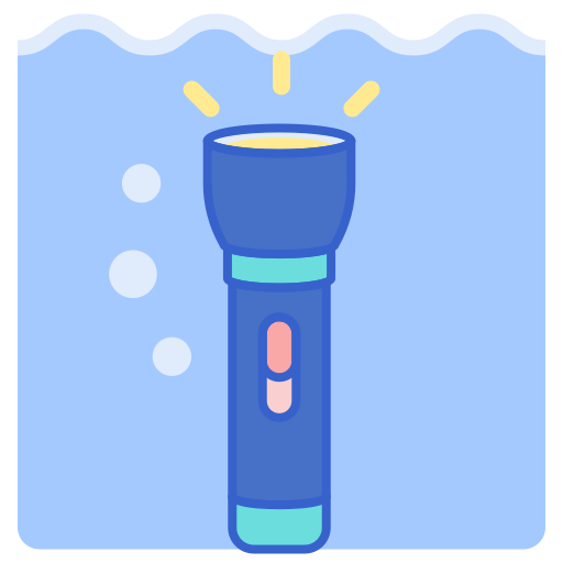 Underwater Flaticons Lineal Color icon