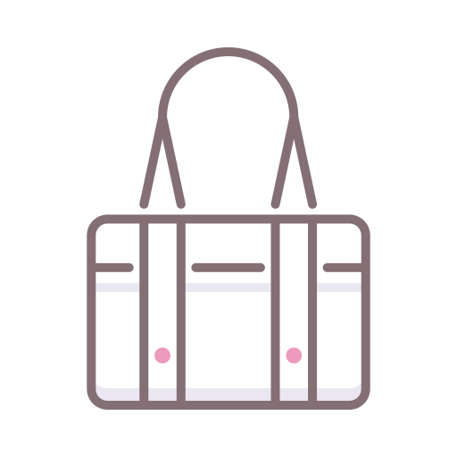 Shoulder bag Flaticons Lineal Color icon