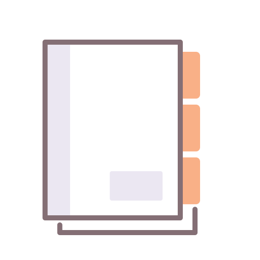 expediente Flaticons Lineal Color icono