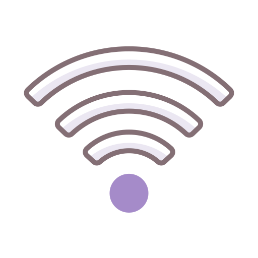 wifi Flaticons Lineal Color icoon