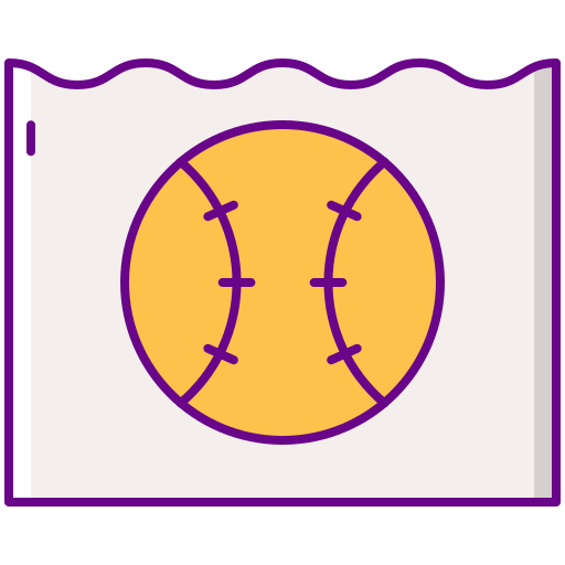 piłka plażowa Flaticons Lineal Color ikona