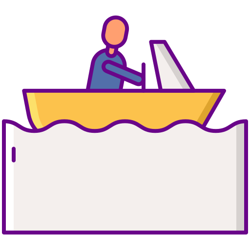 Boating Flaticons Lineal Color icon