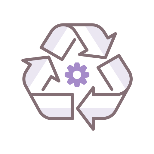 reciclaje Flaticons Lineal Color icono