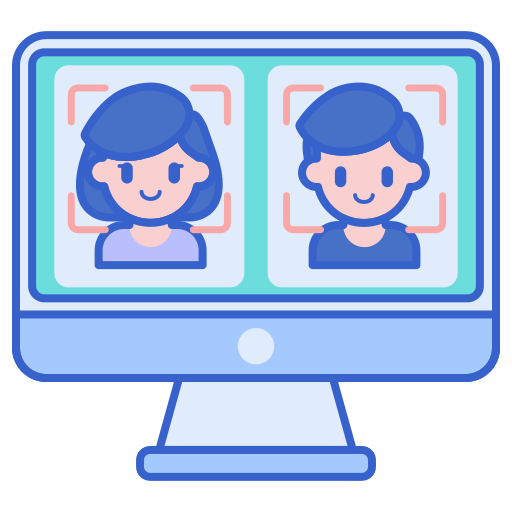 Telepresence Flaticons Lineal Color icon