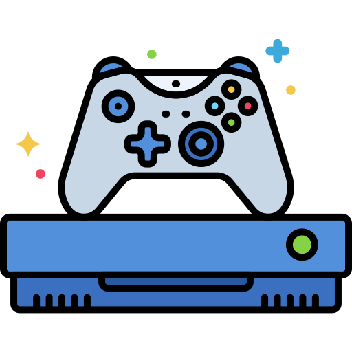 Gaming console Flaticons Lineal Color icon