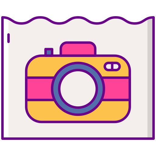 Underwater photography Flaticons Lineal Color icon