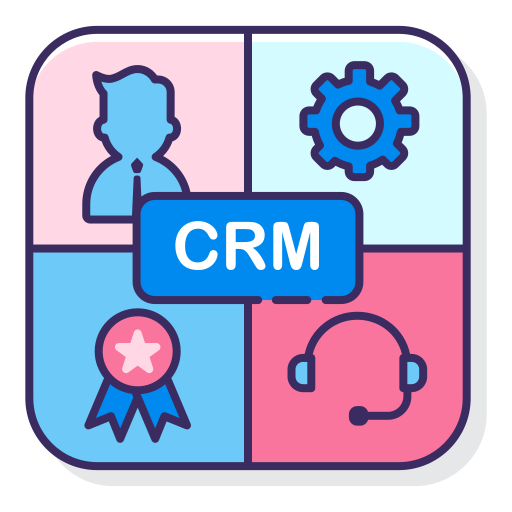 CRM Flaticons Lineal Color icon