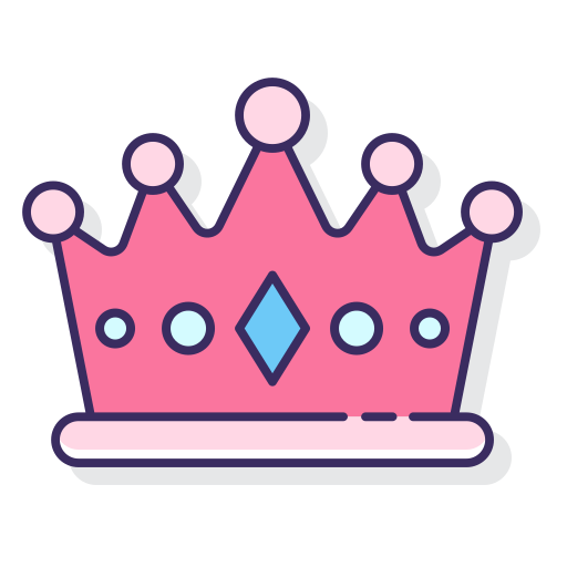 Crown Flaticons Lineal Color icon