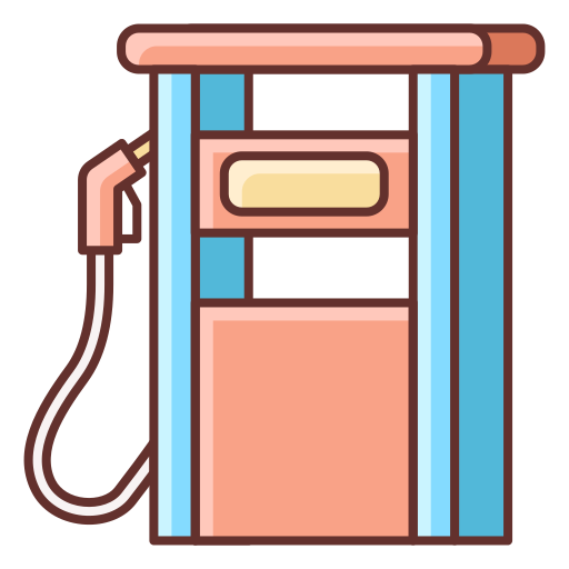 Gas station Flaticons Lineal Color icon