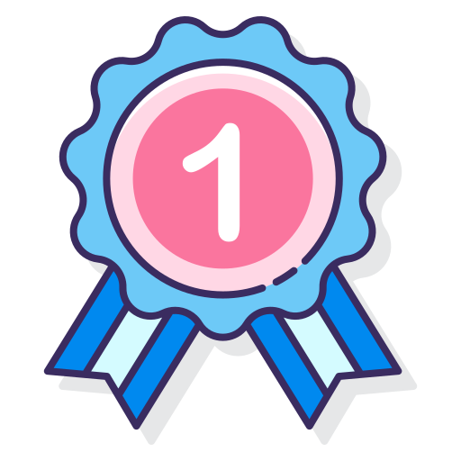 First rank Flaticons Lineal Color icon
