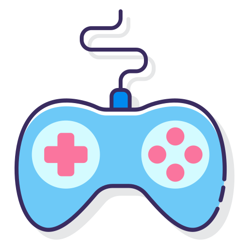 joystick Flaticons Lineal Color icon