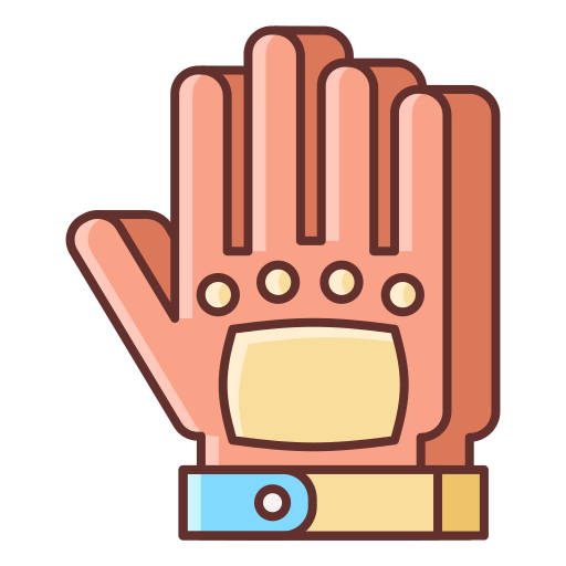 Гоночные перчатки Flaticons Lineal Color иконка