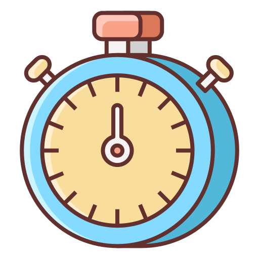 stopwatch Flaticons Lineal Color icoon