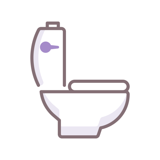 toilette Flaticons Lineal Color icon